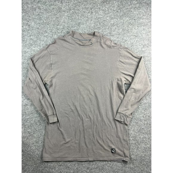 Polarmax Technical Base Layer Men's Large Gray Acclimate Dry High Neck Stretch - Picture 1 of 7